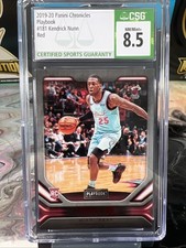 2019 Panini Chronicles Playbook Red 99/149 Kendrick Nunn #181 CSG 8.5 Rookie RC