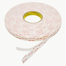3M VHB Tape 45 mil / low surface energy  4952 : 3/4 in. x 36 yds. White 