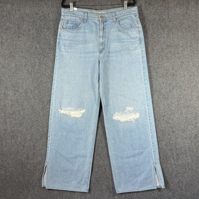 Mother SNACKS The Fun Dip Puddle Sliced Jeans Lots of Nibbles Jeans Size 31x31