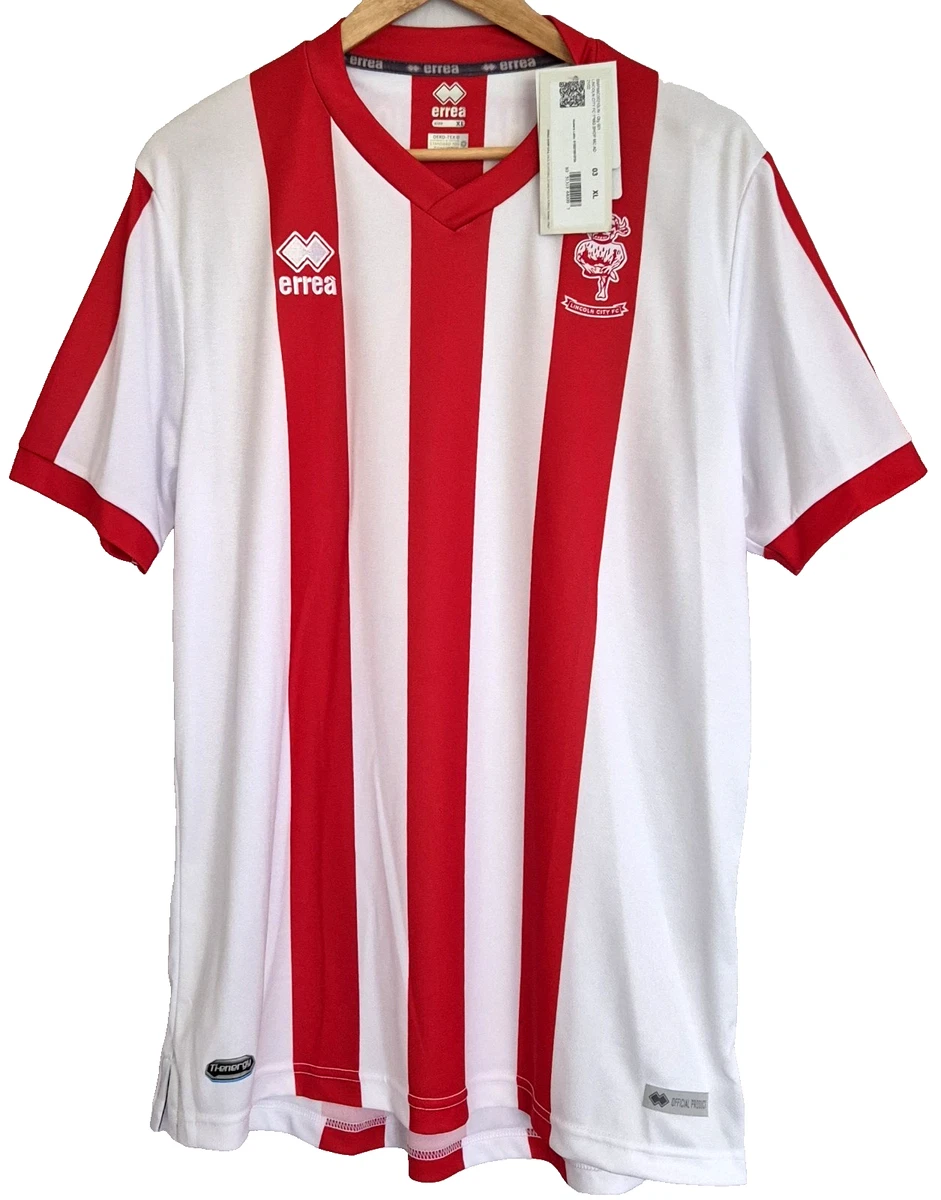 Maillot Domicile Lincoln City 2019/20 - Taille XL, Couleur Rouge, Occasion Très Bon état (marque Errea)
