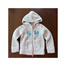 Disney Jumping Beans Elsa Sherpa Hooded Full Zip Jacket Size 5
