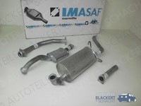 Imasaf Auspuffanlage Komplett für Mitsubishi Pajero 2.5TD 1989-1990 | 3-TüRer