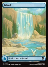 MTG Avatar FULL ART AVATAR'S JOURNEY LAND L Island #0293