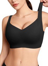Everyday Comfortable Wireless Bra Supportive Push Up Minimizer Bras for Women...