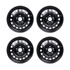 Set Of 5 17 Inch Steel Black Steel Wheels For 2016-2025 Jeep 5x127 17x7 Rq8j