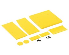 LOS-2855 Losi 22S Sprint Wing Panels Set Yellow