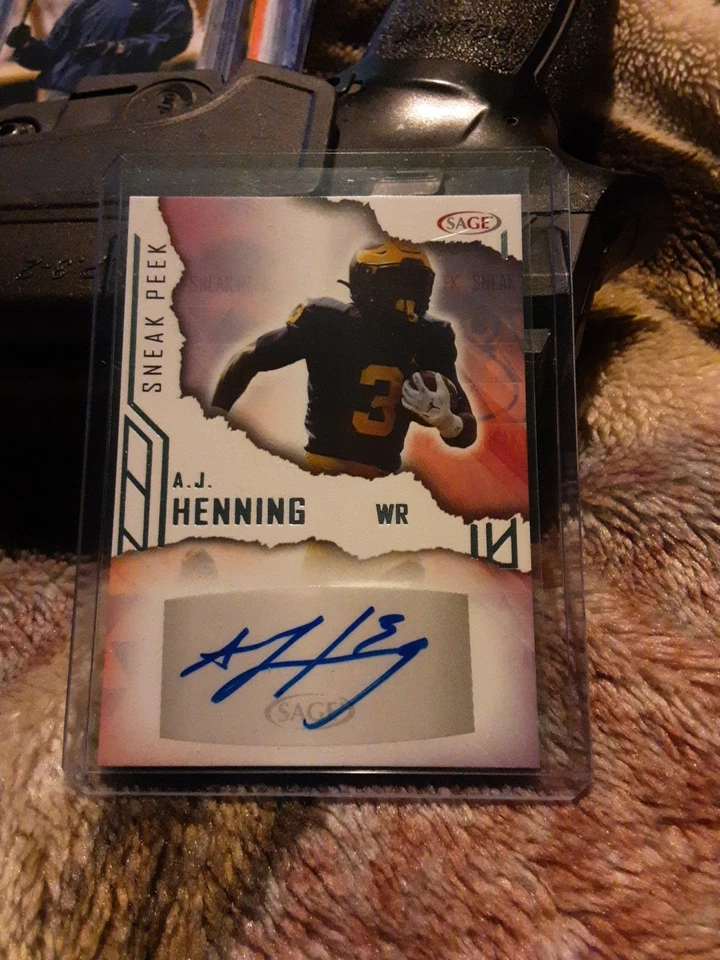 2023 SAGE Low Series - Sneak Peek Autographs A.J. Henning #SPA-AJH (AU, RC) - Image 2 of 4