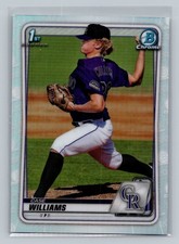 2020 Bowman Draft #BD-23 Case Williams Chrome Refractor