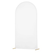Metal Arch Backdrop Stand, 7.2 x 4 ft, Durable Frame, Simple Setup, 1 Set Gold