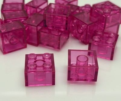 Lego Stein 2x2 3003 transparent rosa aus Pop Studio Set 5942 - 20 Stück NEU