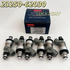 NEW Denso Fuel Injectors Set (6) 23250-62030 For 92-98 Lexus Toyota 3.0 3.4 V6