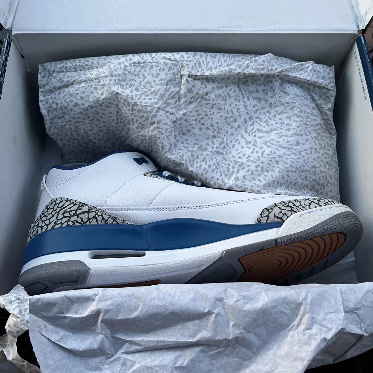 Jordan 3 Retro Racer Blue White Blue Cement Grey CT8532-145 11.5M Authentic! Air Jordan 3 Retro “Racer Blue” White Grey | Mercari main image 2