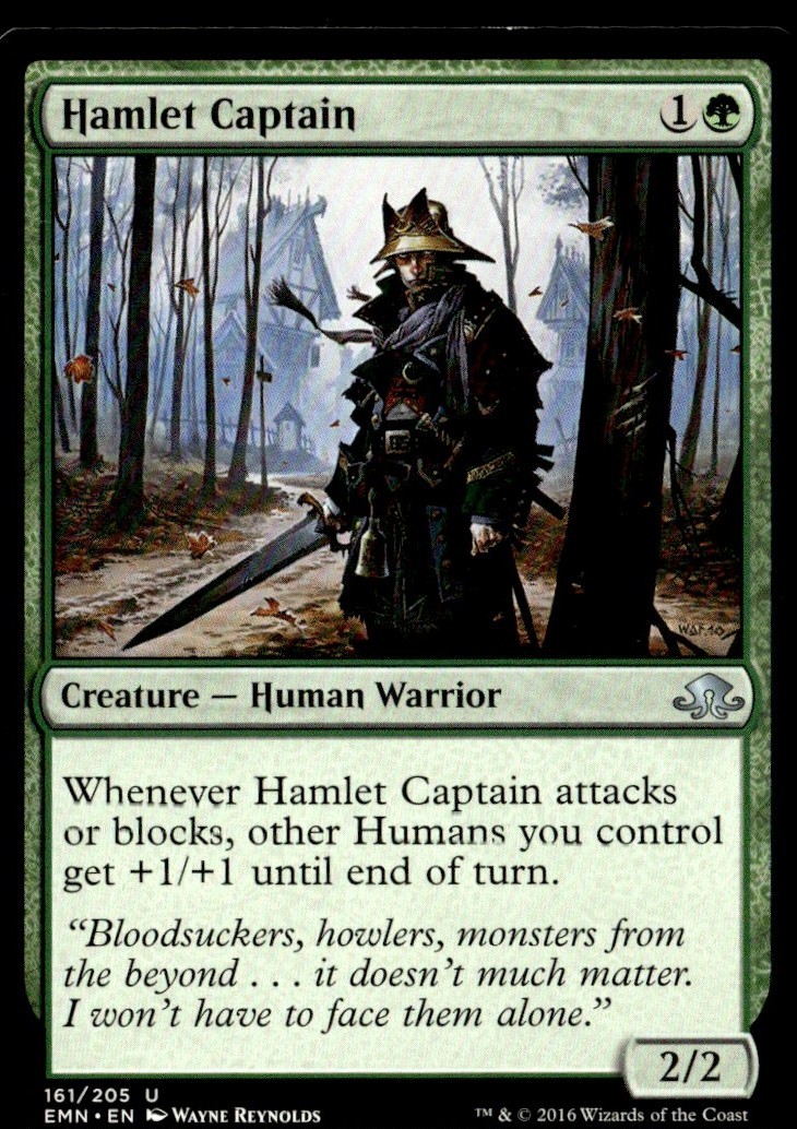 2016 Eldritch Moon Hamlet Captain Expansion/Uncommon #161