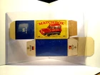 Reconstructed Original E1 Box for Lesney Matchbox #35b Snow Trac