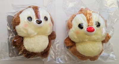 US SELLER NEW Disney Store Japan Chip & Dale Urupocha-Chan Plush Mini 4 