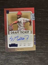 2021 Panini Contenders -Variation A Jo Adell #121 Draft Ticket Blue /99 (AU, RC)