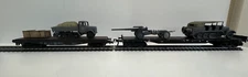 HO DR German Wehrmacht artillery supply train WWII - used w/ boxes
