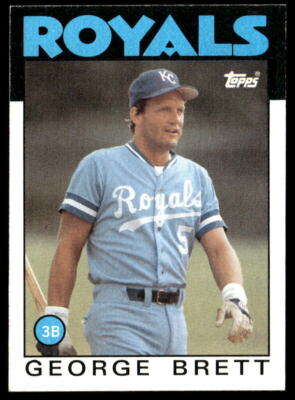 George Brett 1986 Topps #300 - Kansas City Royals