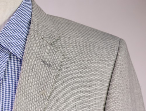 Bonobos Gray Knit Woven Patch Pocket Wool 2-Btn Slim Fit Blazer Jacket 40R 40S - Picture 4 of 11