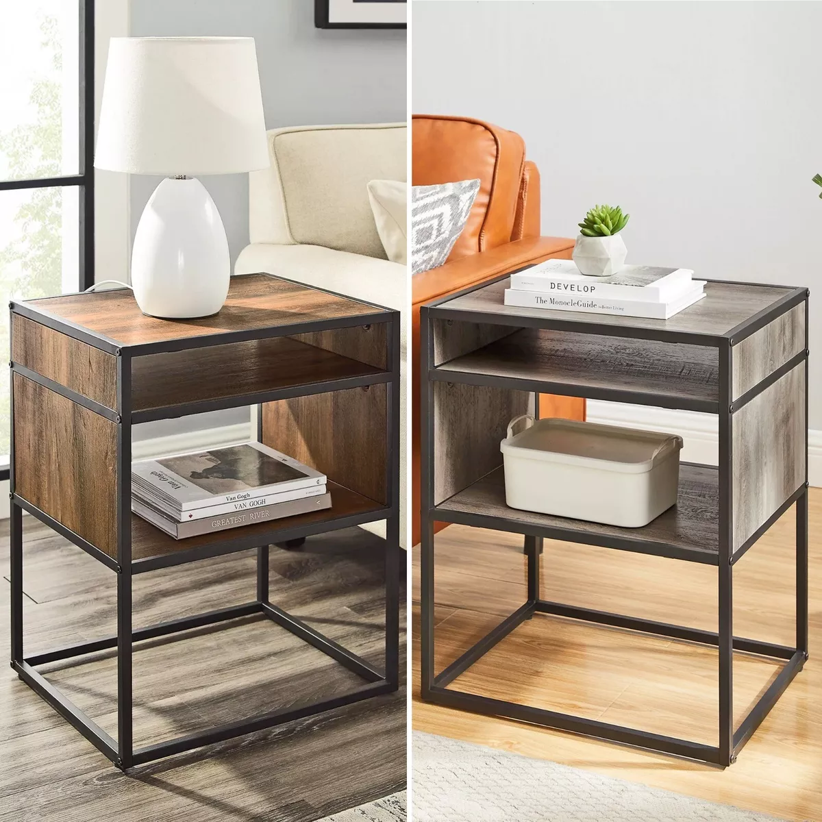 Long accent 2024 table with storage