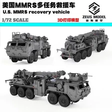 1/72/87/144 US Army MMRS Multi-Mission Rescue Vehicle Model Kit 3D Printed 