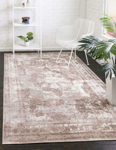 2' x 3' New Area Rug Beige H 41317 Home Decorative Art Soft Carpet Collectible - Afbeelding 1 van 14