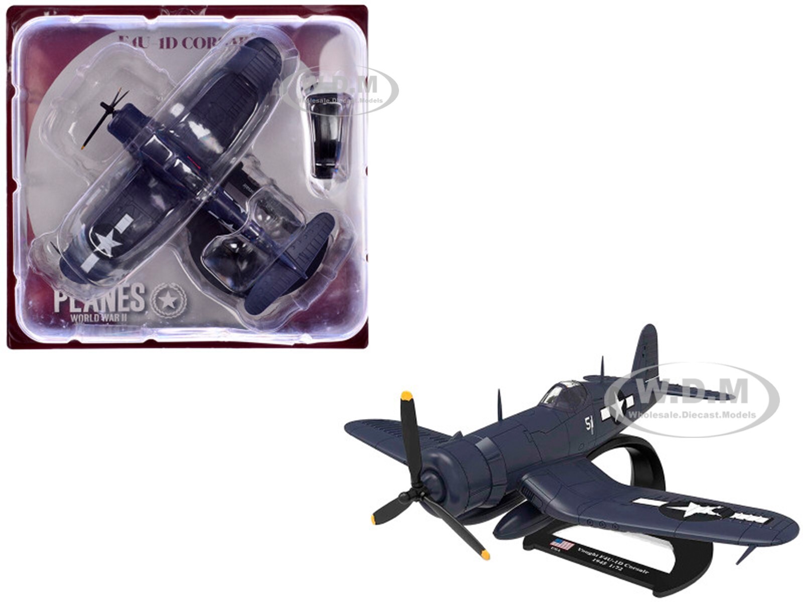 САМОЛЕТ VOUGHT F4U-1D CORSAIR DEATH RATTLERS 1/72, ИЗГОТОВЛЕННЫЙ НА ЗАКАЗ КОМПАНИЕЙ LUPPA LCM007