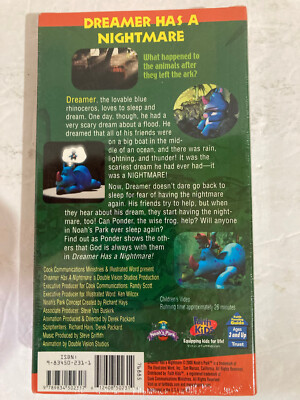 Noah's Park Dreamer Has A Nightmare VHS 3D Animated Adventure