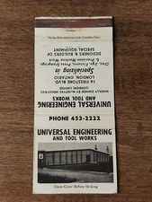 Vtg. Universal Engineering And Tool Works, London, Ontario (V11)