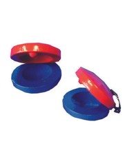 Castanets Spanish Dancer Colorful Plastic Hand Percussion Instrument