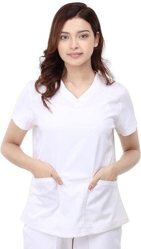NY Threads Scrubs for Women V-Neck Nurse Scrub Top Women Workwear - Picture 39 of 68