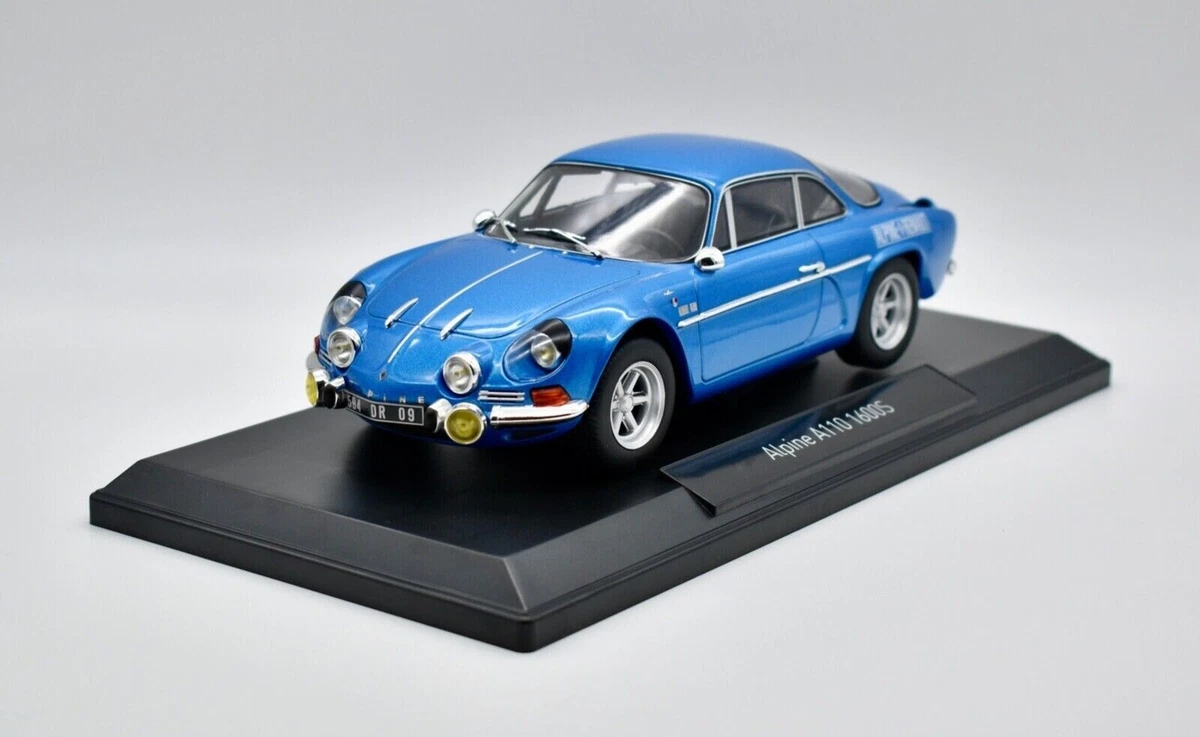 ALPINE A110 1600S 1972 Blue with side logo - 1/18 - NOREV