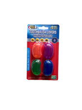NEW 4 Pack Toothbrush Cover Protector Cap Travel Case Portable