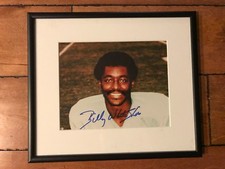 BILLY WHITE SHOES JOHNSON  Signed Autograph 8X10 PHOTO MATTED AND FRAMED