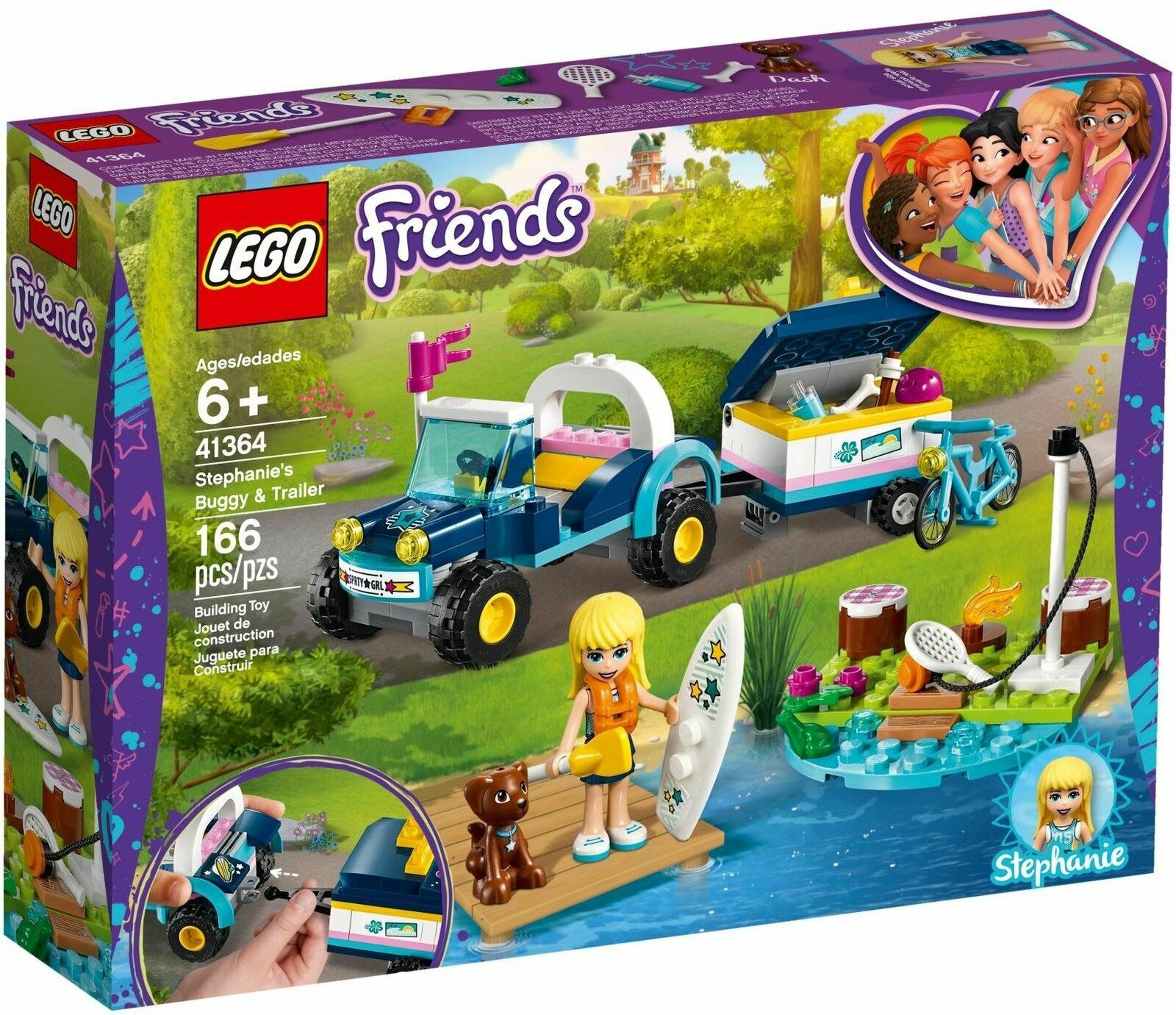 Lego Friends Stephanie's Buggy & Trailer 6+ (41364)