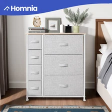 7 Fabric Drawers Dresser Storage Tower Chest Organizer Cabinet Bedroom Closet