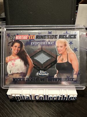 2008 Topps Heritage Ringside Relics Mickie James vs Beth Phoenix