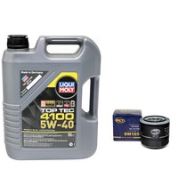 MotoröL Set Top Tec 4100 5W40 5 Liter ÖLfilter SM165 FüR Daewoo Suzuki Vitara