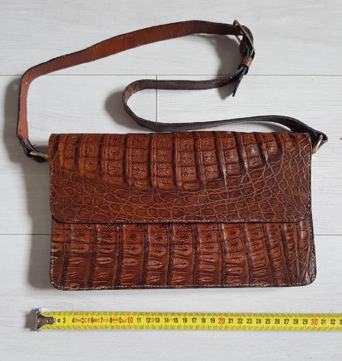 Sac à top main crocodile