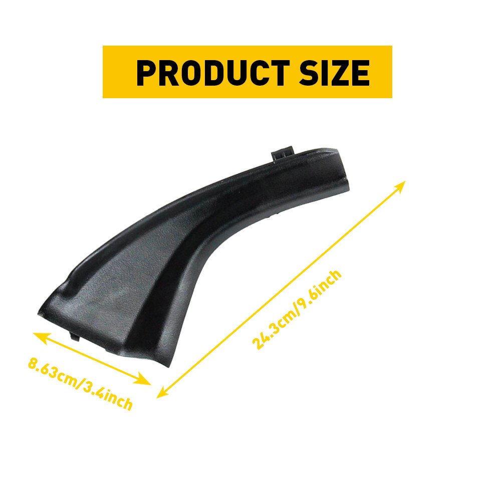 Front Windshield Wiper Side Cowl Extension Cover Trim For 2013
