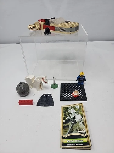 Vintage 2000 LEGO STAR WARS Landspeeder 7110 & Misc Accessories Minifigure