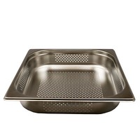 Acmax Gn 2/3 GastronormbehäLter Gn BehäLter Edelstahl 4 L Tiefe 65 Mm Gelocht