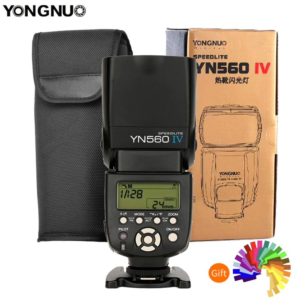Yongnuo YN560IV Speedlite 2.4G Wireless Radio Master Studio Camera Flash Light - Image 3 of 4