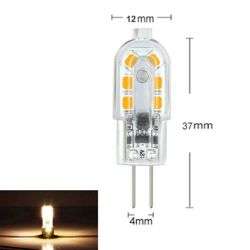 10X G4 Led 12v 5w DC Warmweiß Stiftsockel Leuchtmittel Lampe cob Nicht dimmbar - Bild 2 von 4
