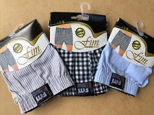 Underwear Men's Soft Boxer Briefs - 3 Pack Made in Turkey Cotton Large