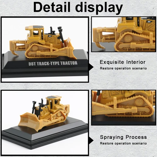 1/160 Alloy DieCast Mini Model Mixer Concrete Truck Excavator Loader Tractor - Picture 5 of 8
