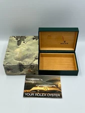 VINTAGE GENUINE ROLEX watch box case 68.00.71 wood leather no inner 240308001eA