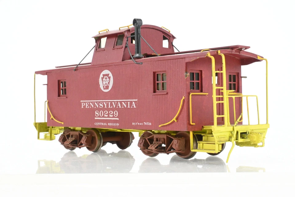 O Brass Max Gray PRR Pennsylvania Railroad N-6B Cabin Car Custom Painted REBOXX - Image 4 of 4