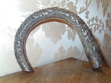 Ancien pommeau de canne ou de parapluie , en argent