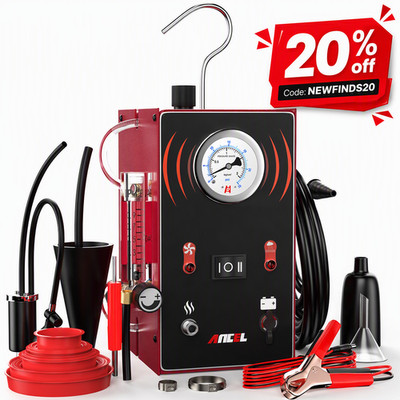 ANCEL S300 Smoke Machine Test Leak Detector Tester Built-in Air Pump Dual Mode